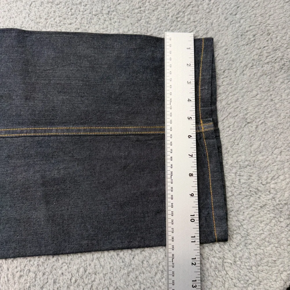 Sean John Mens Size 40 / 36 Raw Indigo Baggy Y2K Streetwear Denim Blue Jeans